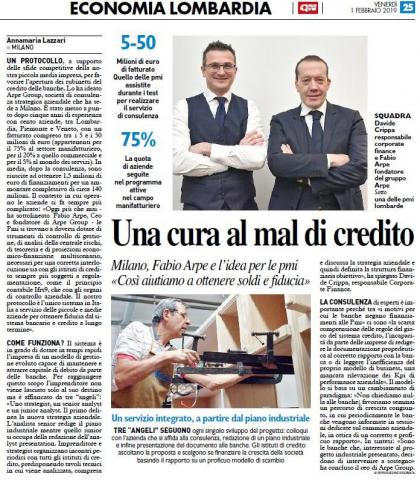 Economia Lombardia | Una cura al mal di credito