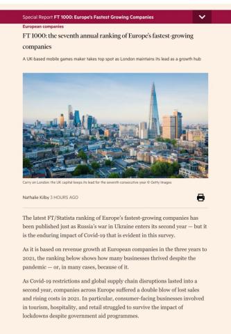 Financial Times 01 03 2023