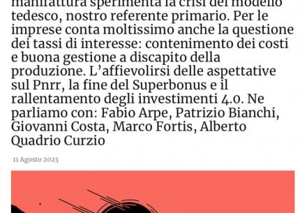 Intervista a Fabio Arpe: Germania, deglobalizzazione e… Tutti i motivi del calo della produzione industriale italiana