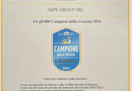 Campione della crescita 2024 La Repubblica