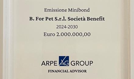 B. For Pet, specialista del riciclo di vaschette in PET, emette minibond da 2 mln euro nell’ambito del nuovo programma Basket Bond FGPMI di Unicredit e MCC