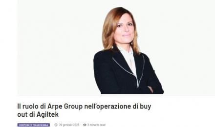 𝗔𝗿𝗽𝗲 𝗚𝗿𝗼𝘂𝗽 𝗔𝗱𝘃𝗶𝘀𝗼𝗿 𝗙𝗶𝗻𝗮𝗻𝘇𝗶𝗮𝗿𝗶𝗼 𝗻𝗲𝗹𝗹’𝗼𝗽𝗲𝗿𝗮𝘇𝗶𝗼𝗻𝗲 𝗱𝗶 𝗕𝘂𝘆 𝗢𝘂𝘁 𝗱𝗶 𝗔𝗴𝗶𝗹𝘁𝗲𝗸 𝗦.𝗽.𝗔.