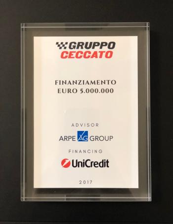 GRUPPO CECCATO | 2017 | Finanziamento Euro 5.000.000