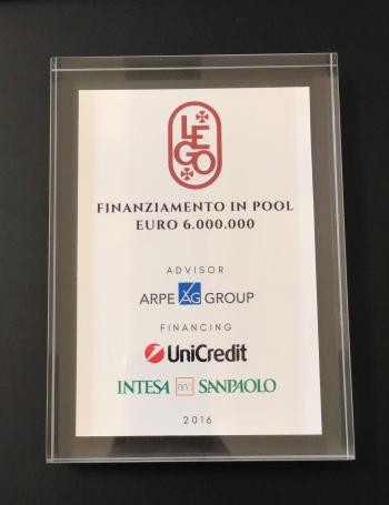 LEGO | 2016 | Finanziamento in pool Euro 6.000.000 