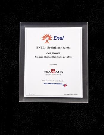 Enel | 2001 | Collared Floating Rate Notes Euro 60.000.000