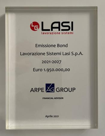 Emissione Bond Lasi 1,95 milioni