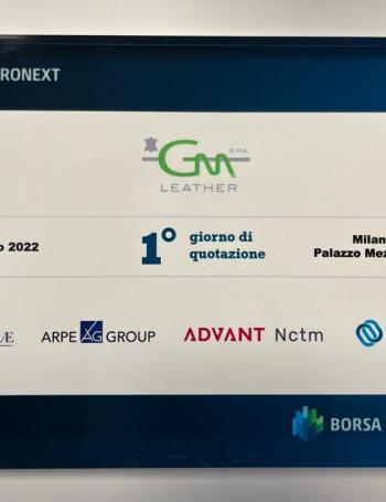 GM LEATHER Quotazione al mercato telematico di Borsa Italiana EGM